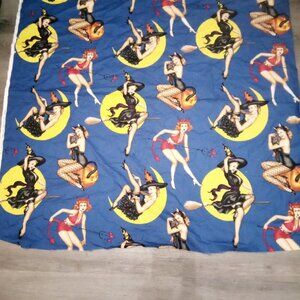 "Alexander Henry Fabrics Collection, Bewitched, Halloween Piece Of Material